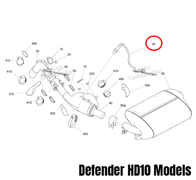 BRP Replacement O2 Sensor | Can-Am X3 - Ski-Doo 900ACE-T & Defender HD10